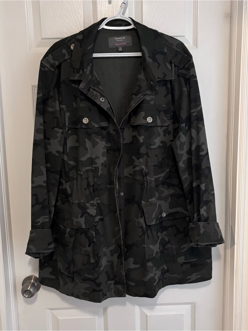 torrid Twill Anorak Jacket Camo Green